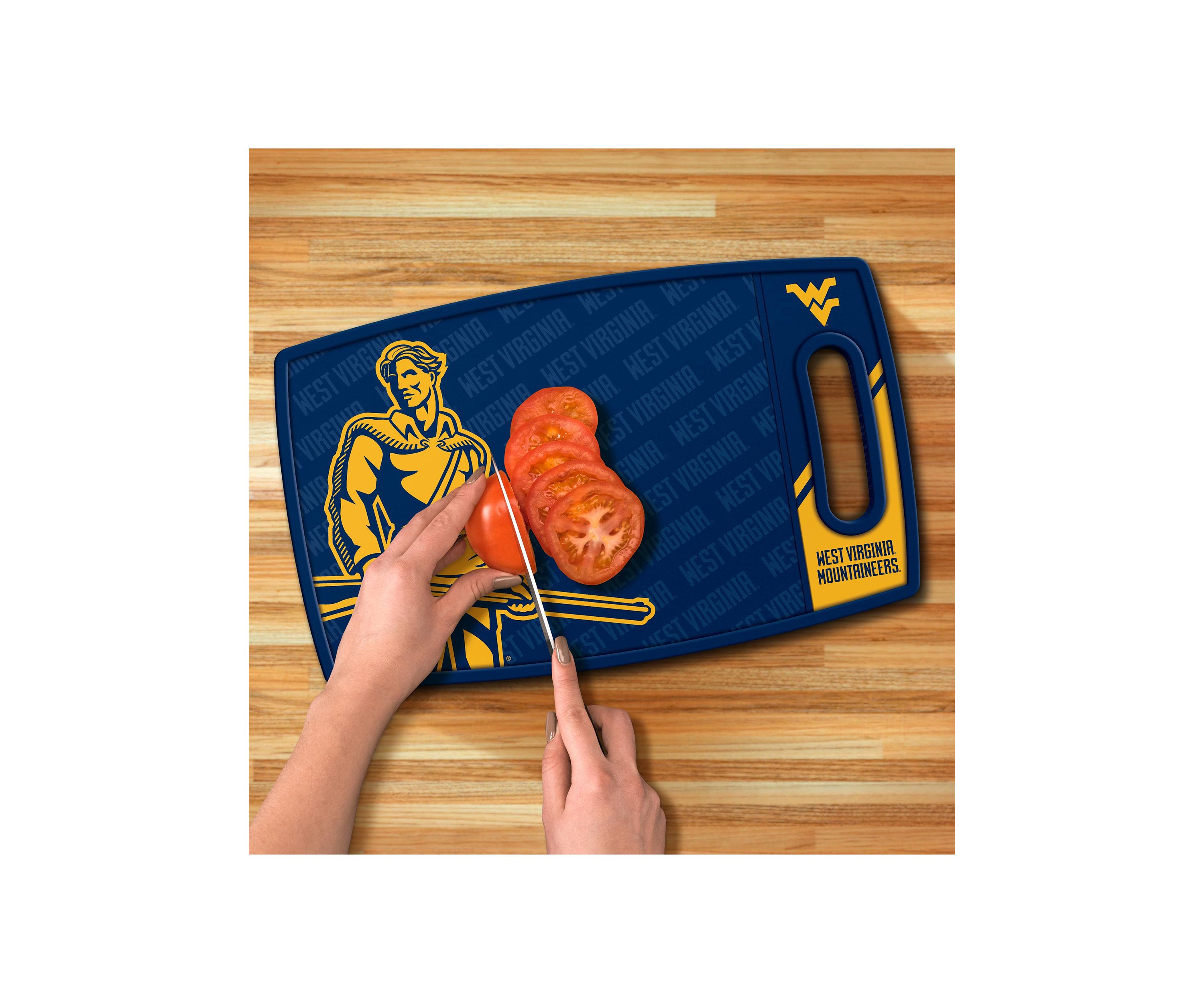 YouTheFan NCAA West Virginia Mountaineers Logo Series Cutting Board