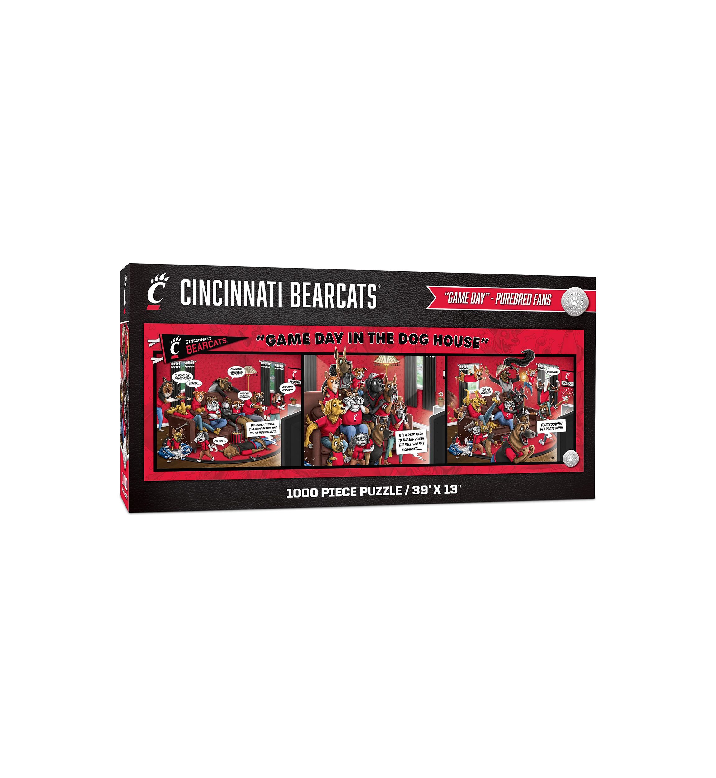 YouTheFan NCAA Cincinnati Bearcats Game Day in the Dog House 1000pc Puzzle