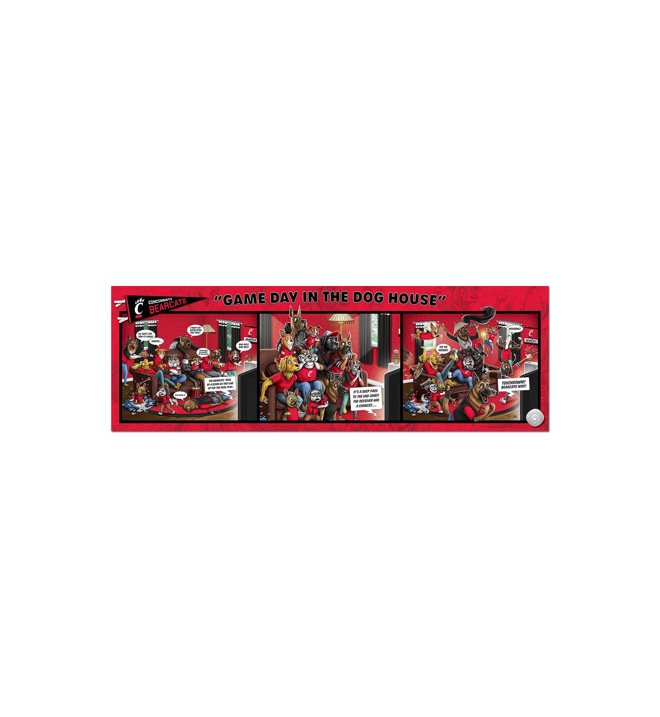 YouTheFan NCAA Cincinnati Bearcats Game Day in the Dog House 1000pc Puzzle