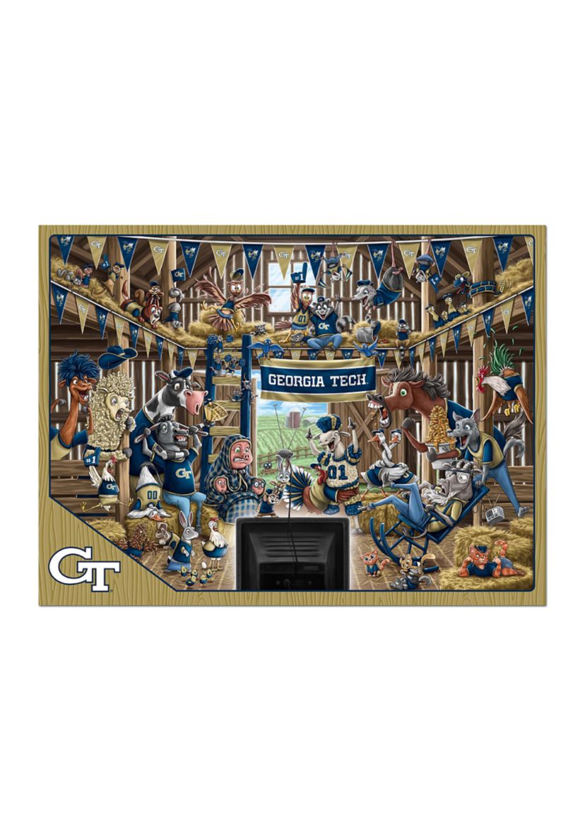 YouTheFan NCAA Georgia Tech Yellow Jackets Barnyard Fans 500pc Puzzle