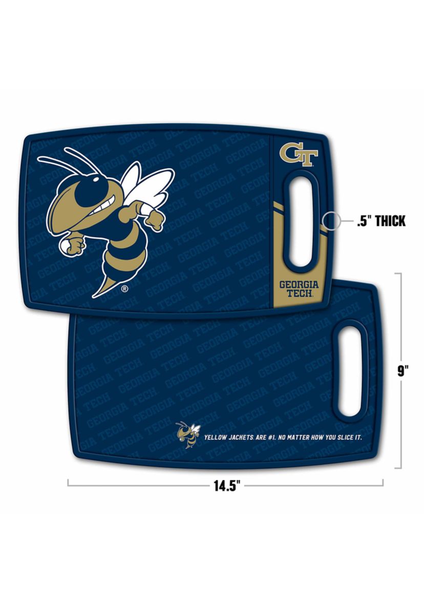 YouTheFan NCAA Georgia Tech Yellow Jackets Logo Series Cutting Board