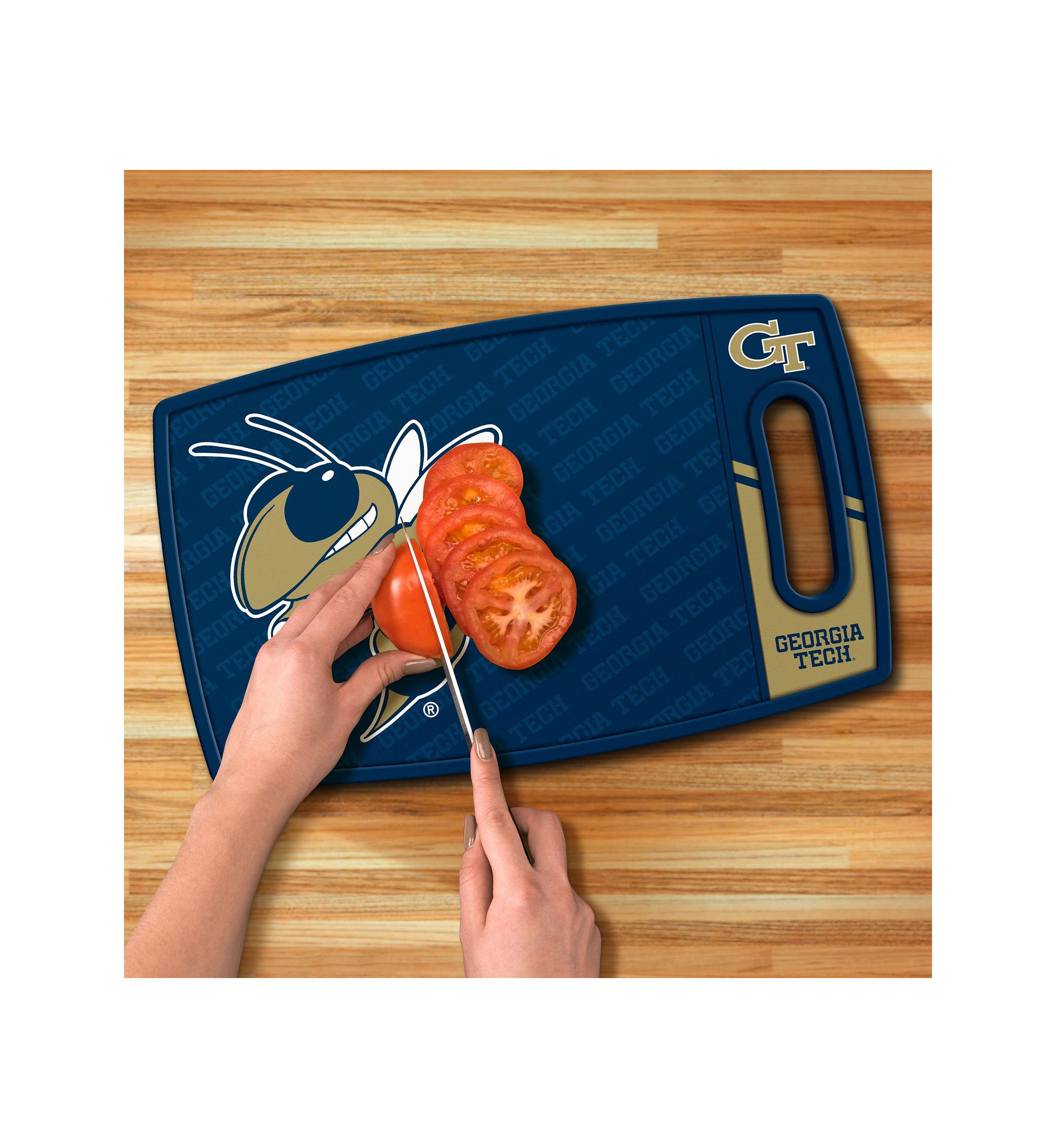 YouTheFan NCAA Georgia Tech Yellow Jackets Logo Series Cutting Board