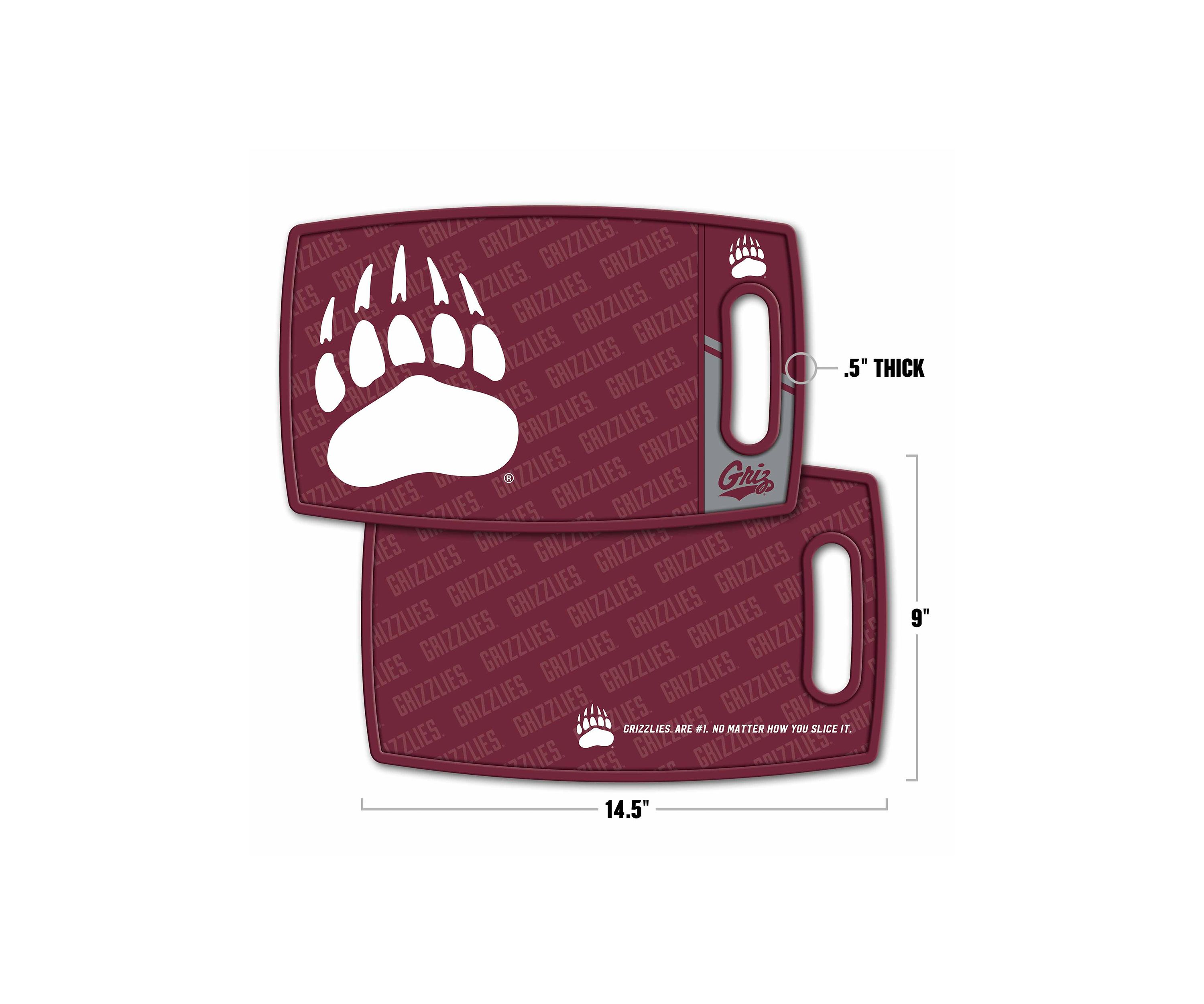 YouTheFan NCAA Montana Grizzlies Logo Series Cutting Board