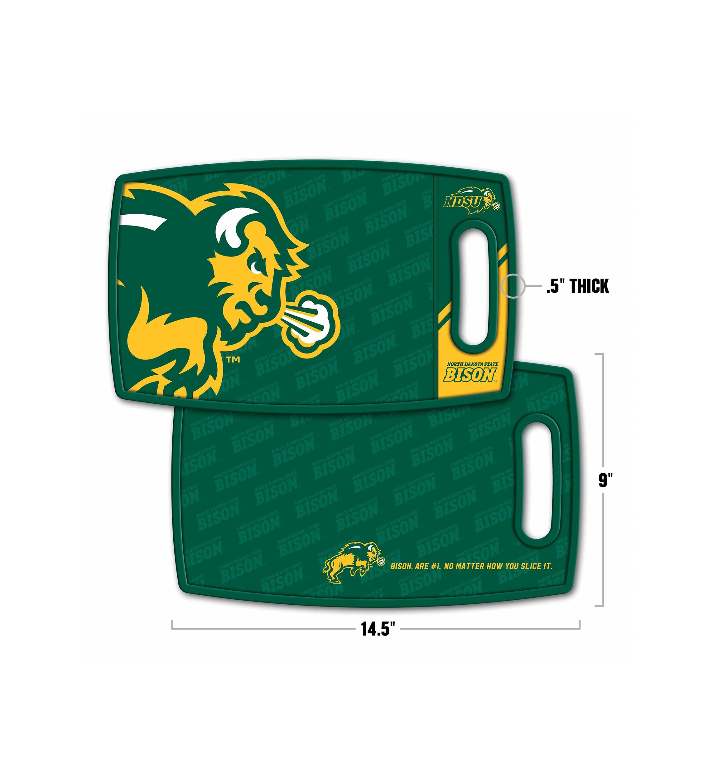 YouTheFan NCAA North Dakota State Bison Logo Series Cutting Board