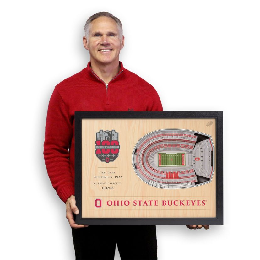 YouTheFan NCAA Ohio State Buckeyes 100th 25-Layer StadiumViews 3D Wall Art - Ohio Stadium