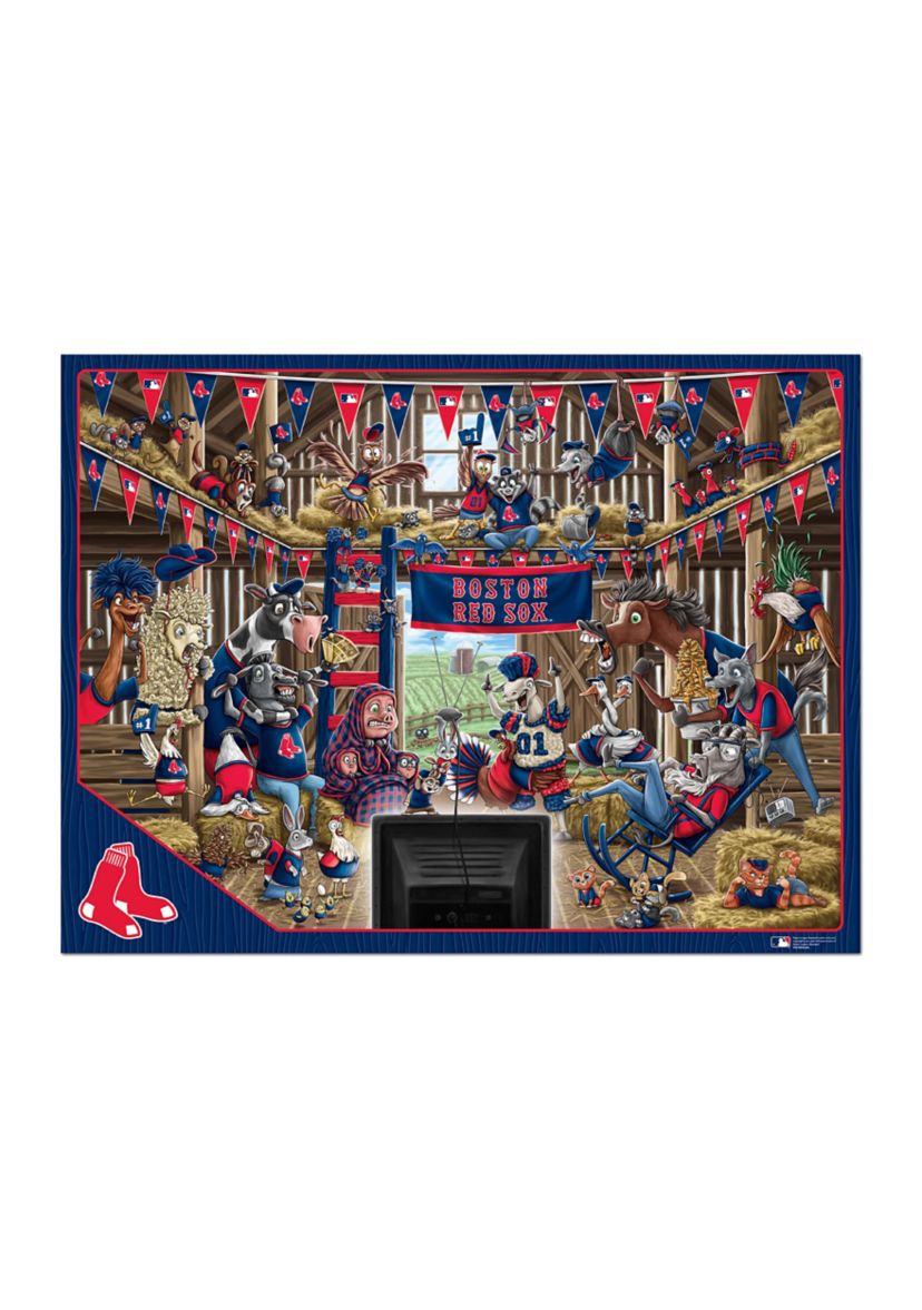 YouTheFan MLB Boston Red Sox Barnyard Fans 500pc Puzzle