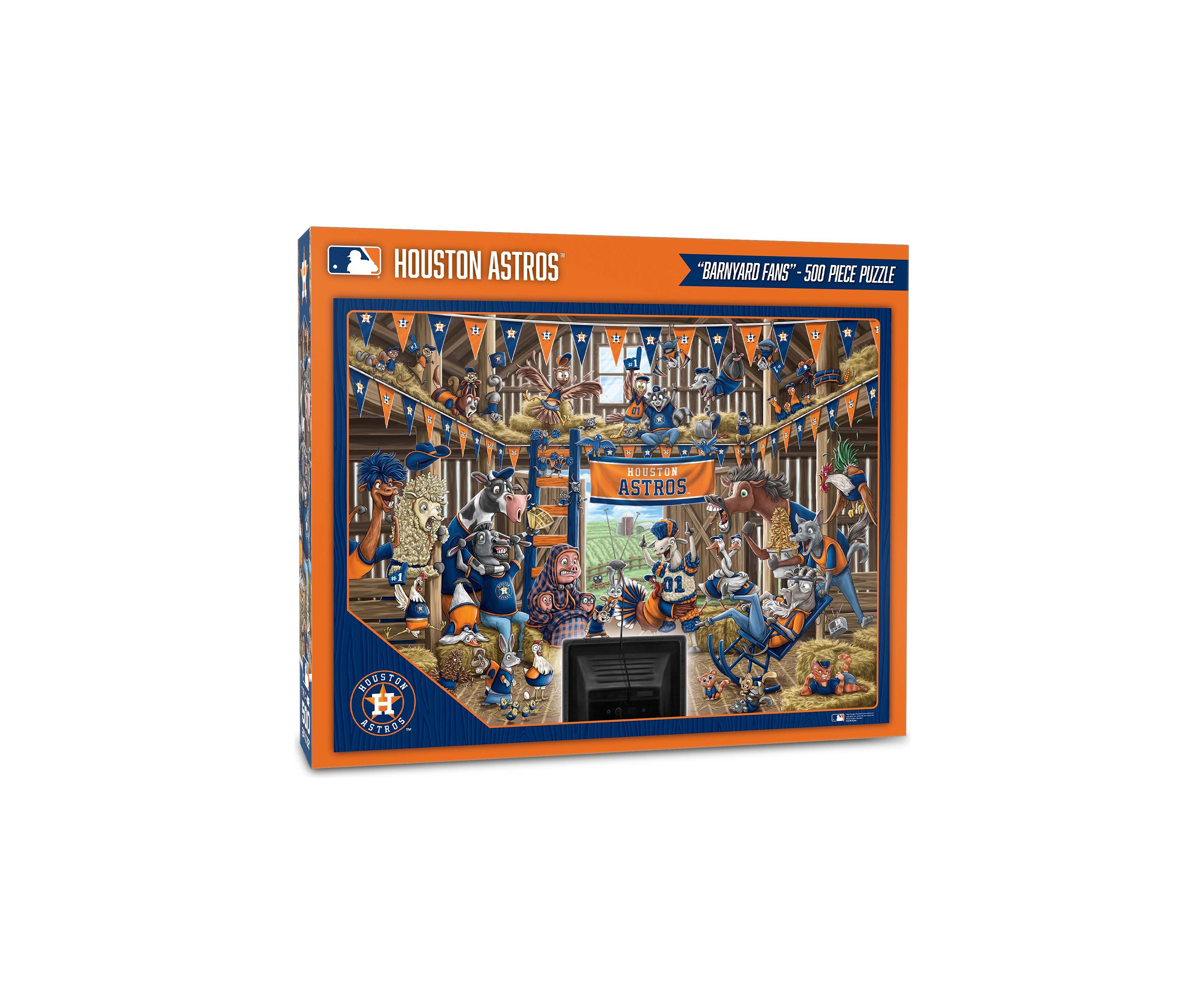 YouTheFan MLB Houston Astros Barnyard Fans 500pc Puzzle
