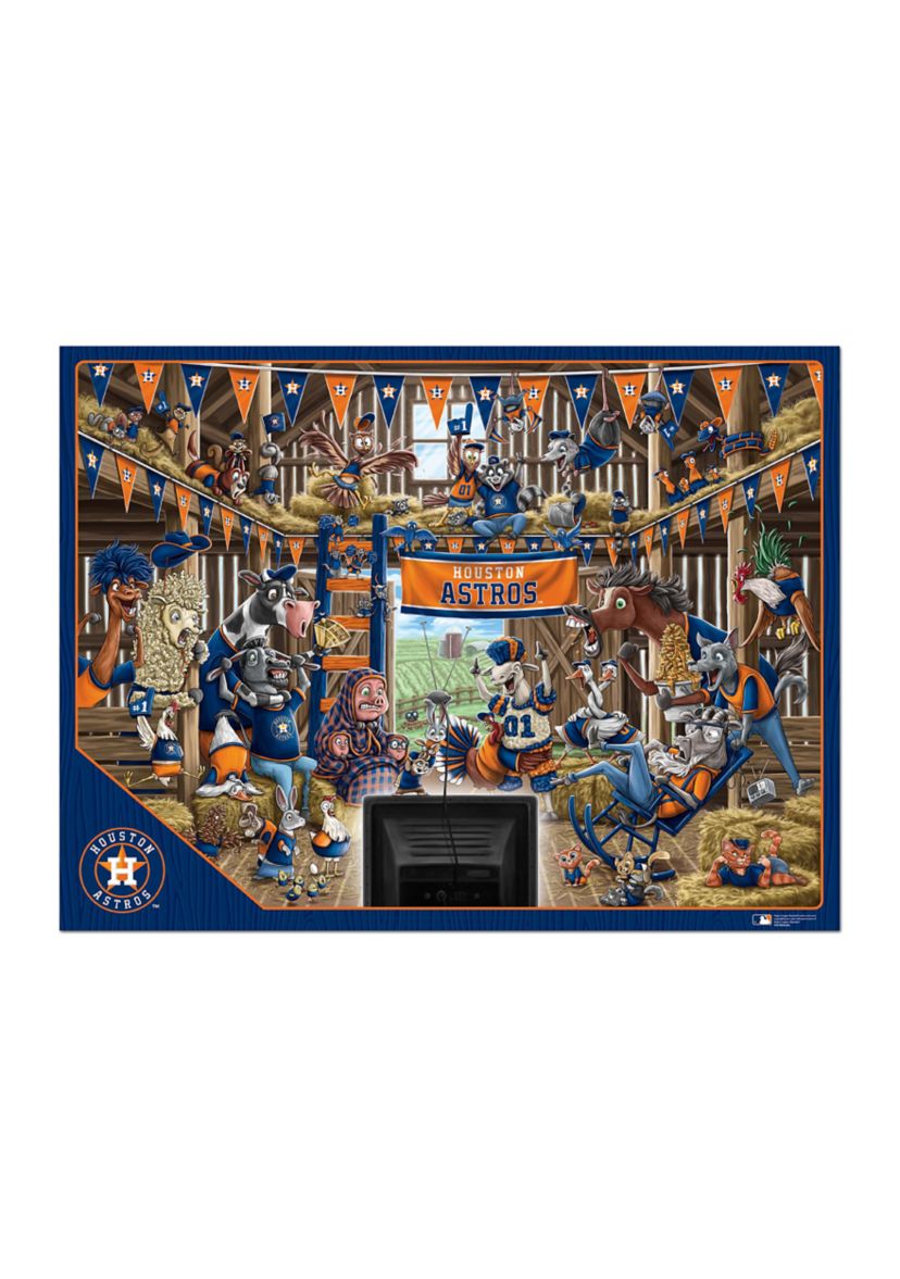 YouTheFan MLB Houston Astros Barnyard Fans 500pc Puzzle