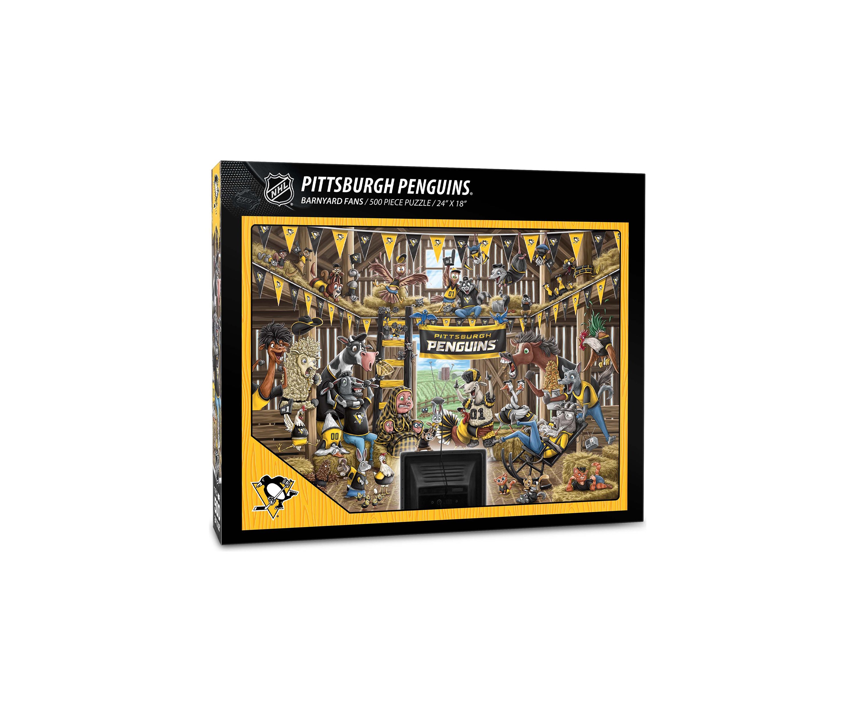 YouTheFan NHL Pittsburgh Penguins Barnyard Fans 500pc Puzzle