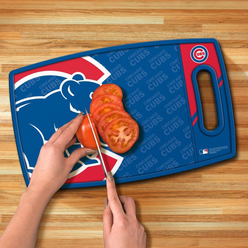 YouTheFan MLB Chicago Cubs Logo Series Cutting Board