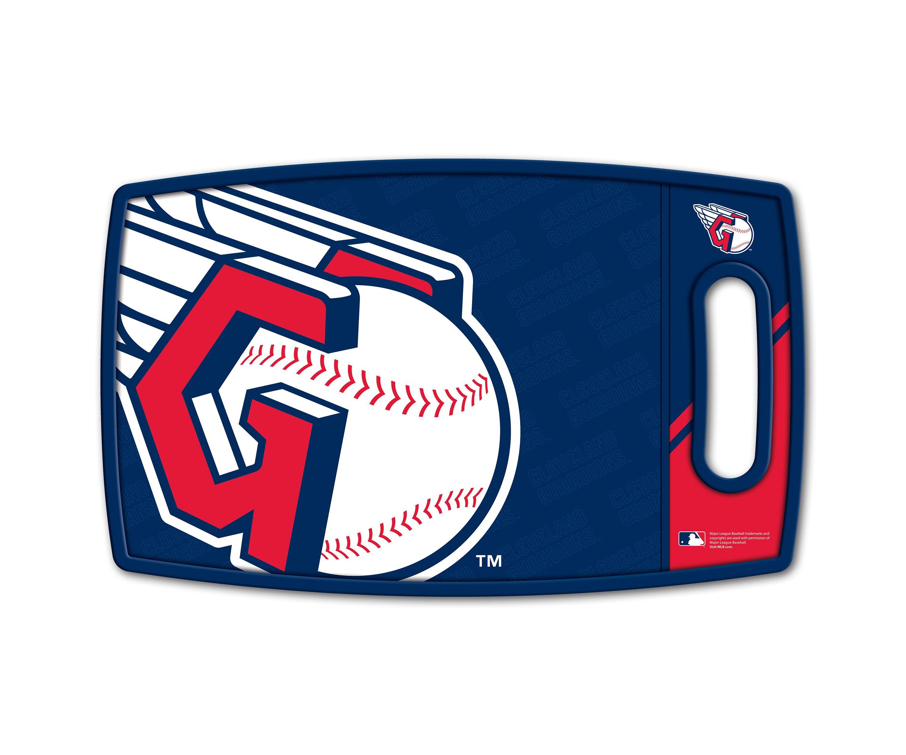 YouTheFan MLB Cleveland Guardians Logo Series Cutting Board