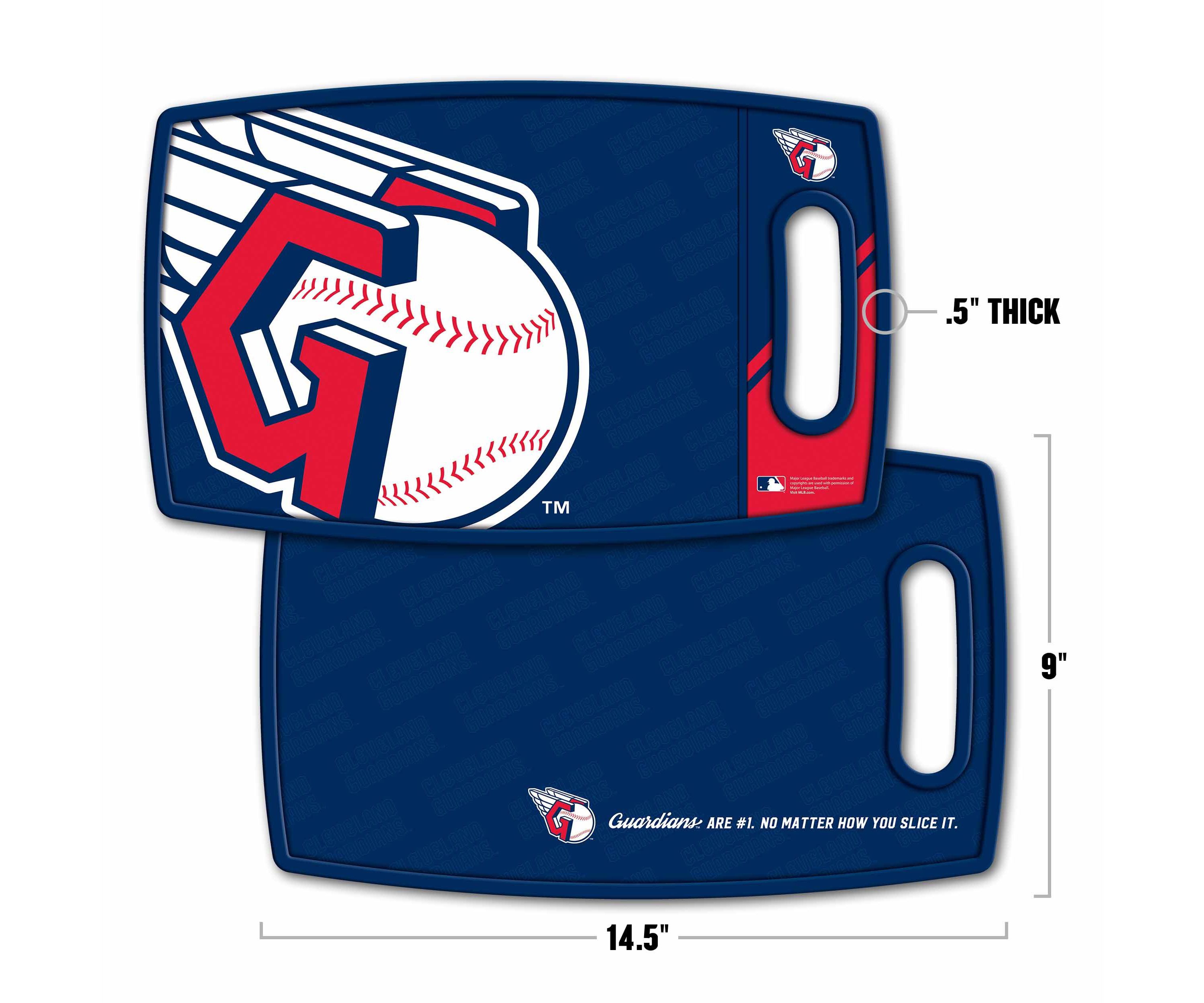 YouTheFan MLB Cleveland Guardians Logo Series Cutting Board