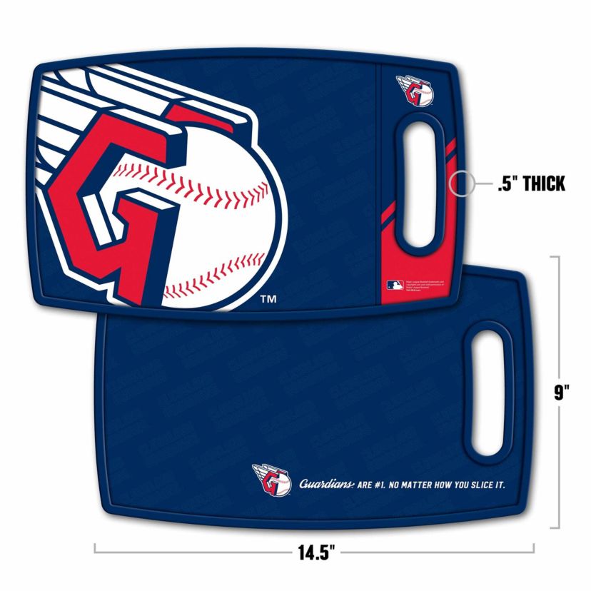 YouTheFan MLB Cleveland Guardians Logo Series Cutting Board