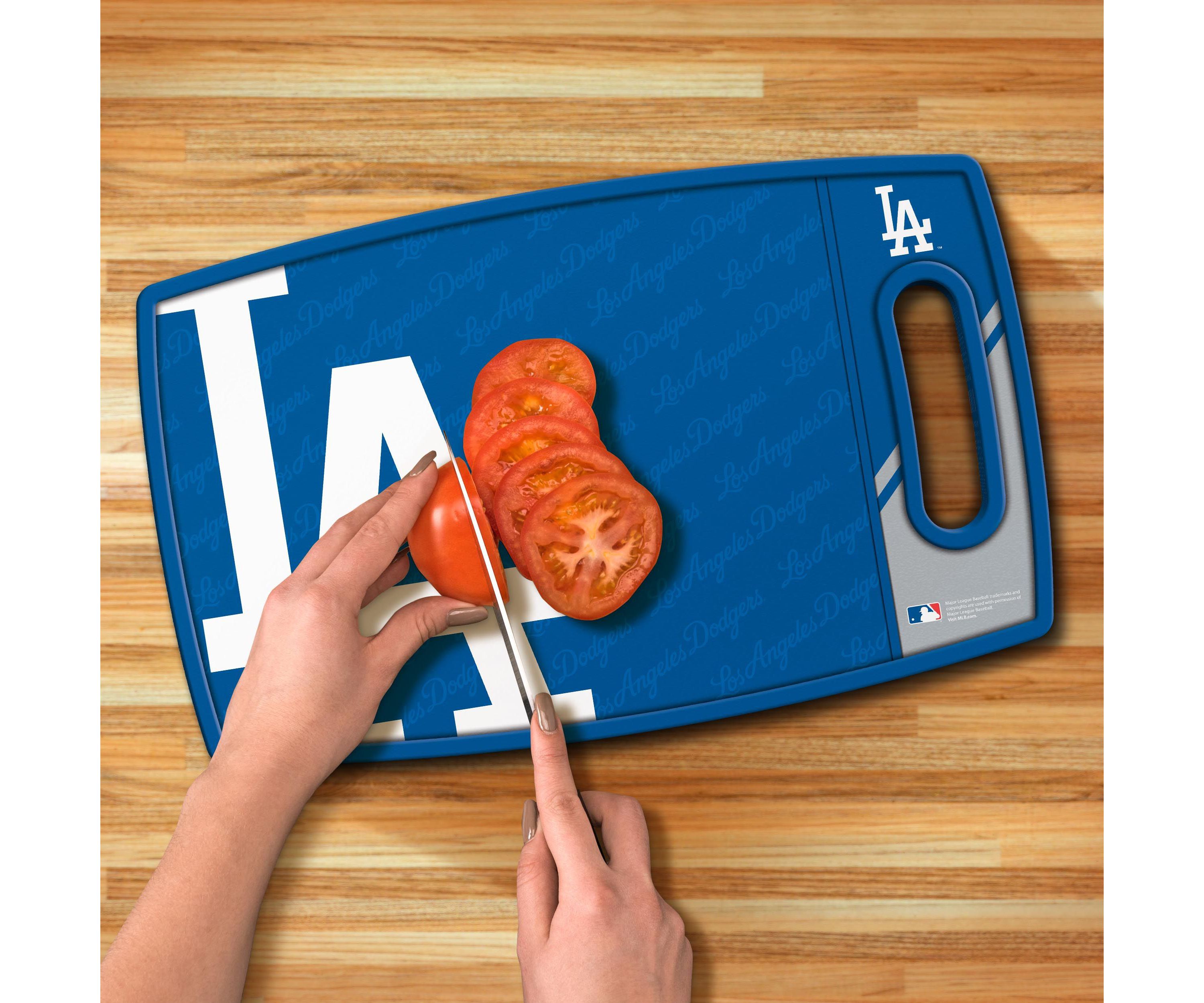 YouTheFan MLB Los Angeles Dodgers Logo Series Cutting Board