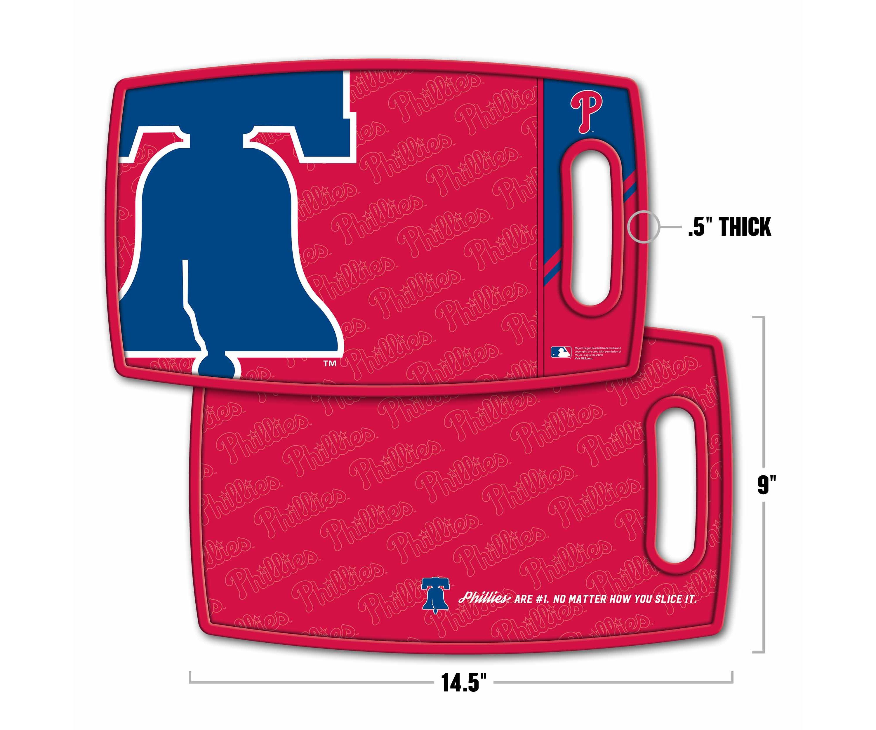YouTheFan MLB Philadelphia Phillies Logo Series Cutting Board