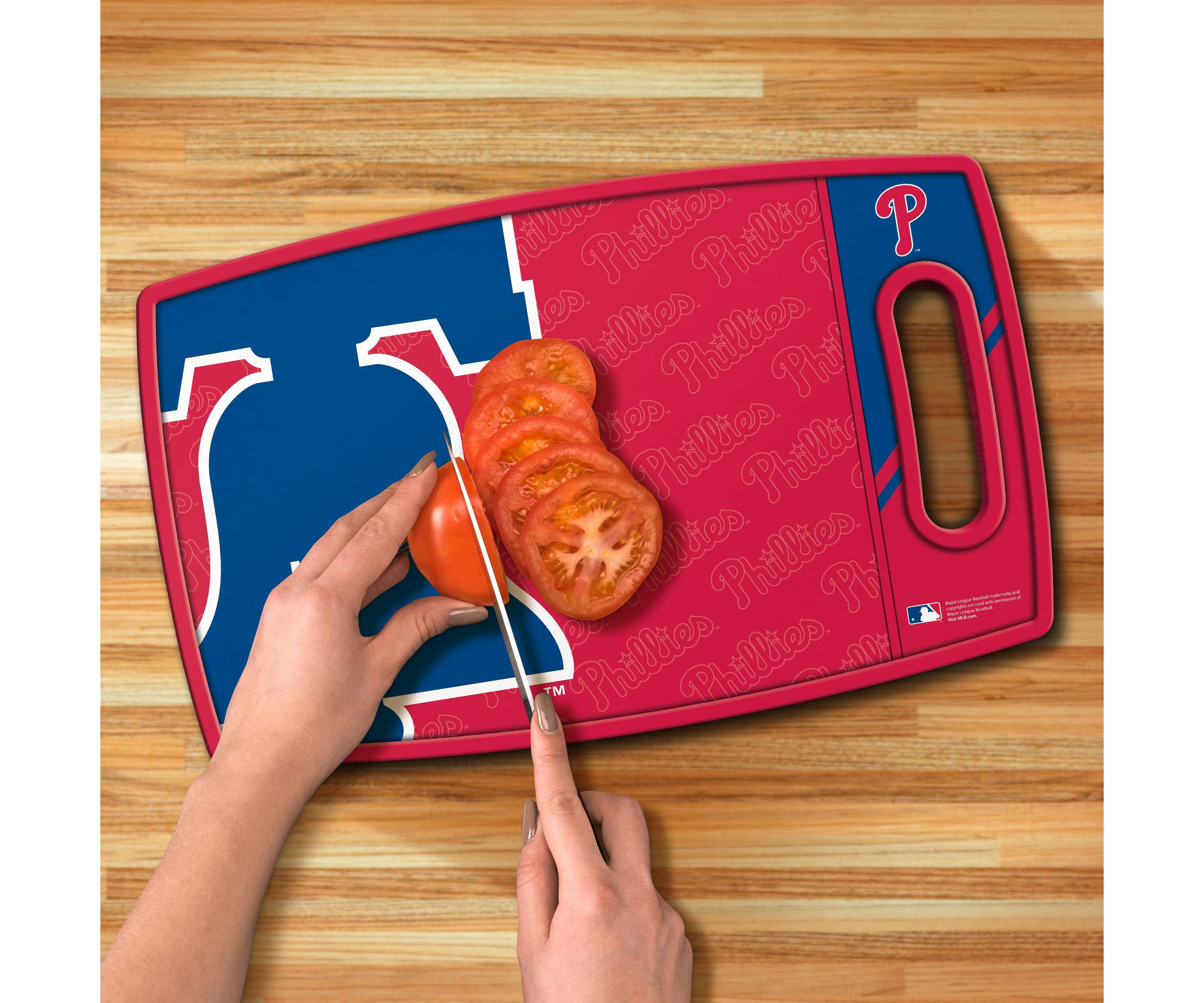 YouTheFan MLB Philadelphia Phillies Logo Series Cutting Board