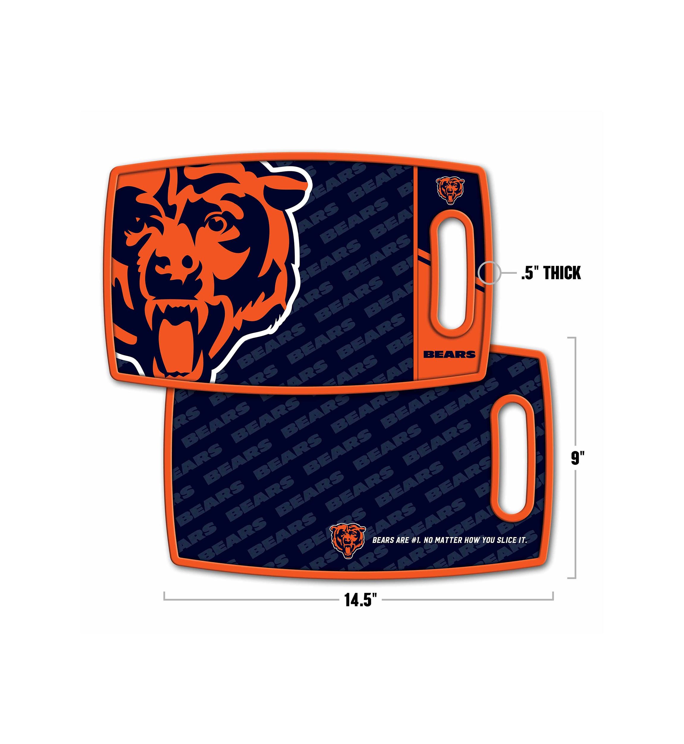 YouTheFan NFL Chicago Bears Logo Series Cutting Board