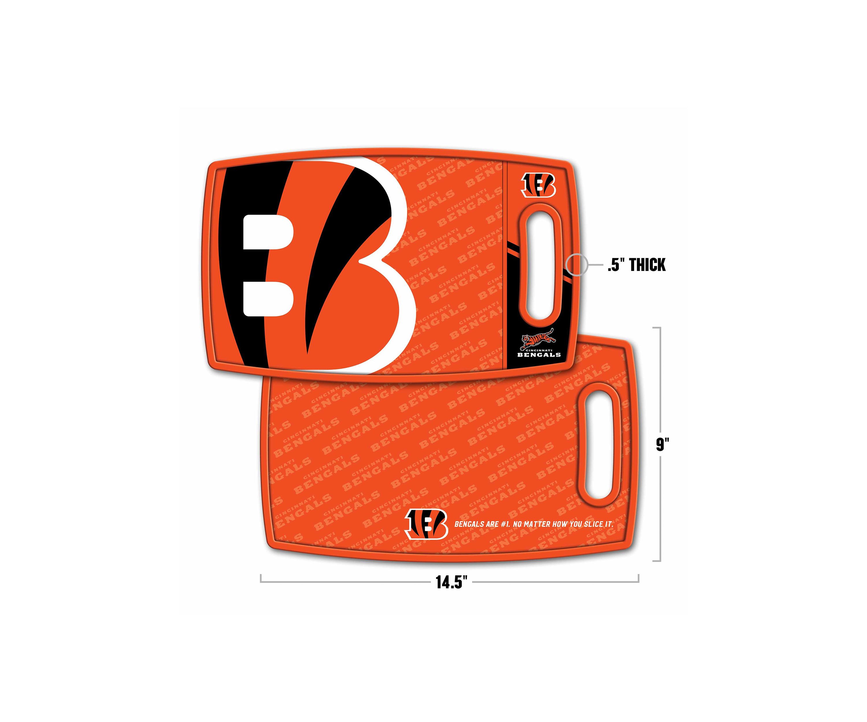 YouTheFan NFL Cincinnati Bengals Logo Series Cutting Board