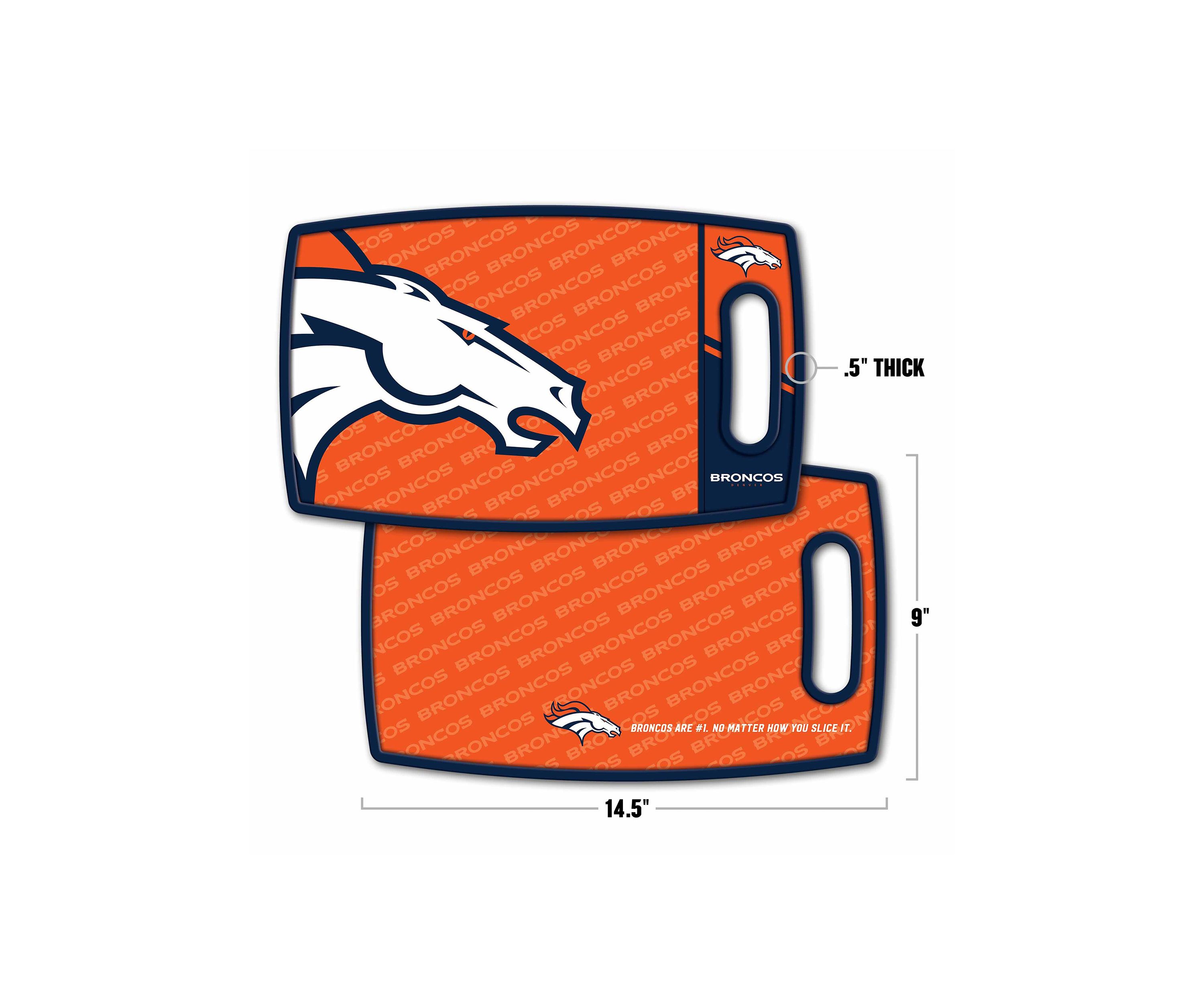 YouTheFan NFL Denver Broncos Logo Series Cutting Board