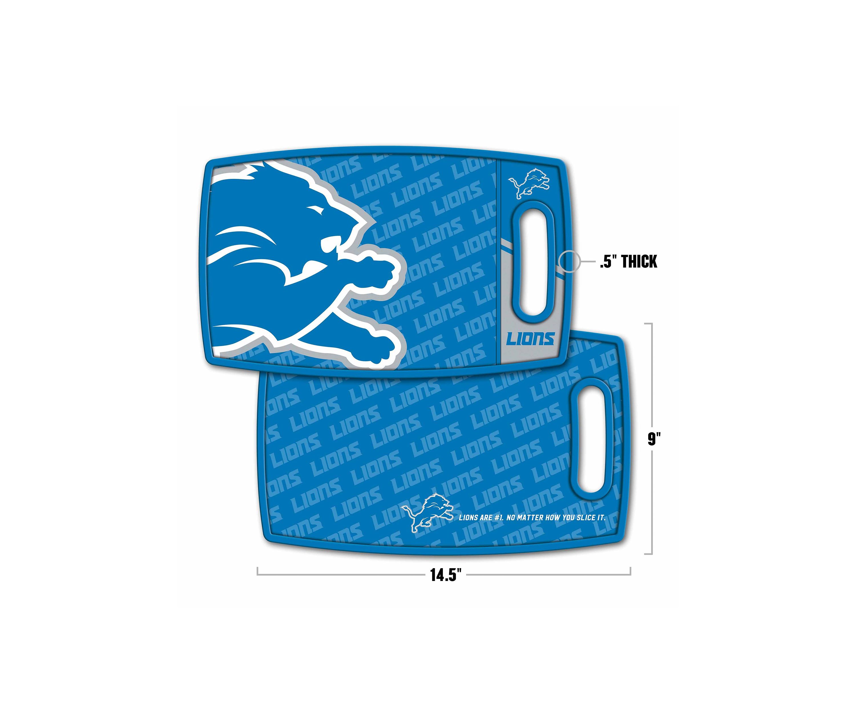 YouTheFan NFL Detroit Lions Logo Series Cutting Board