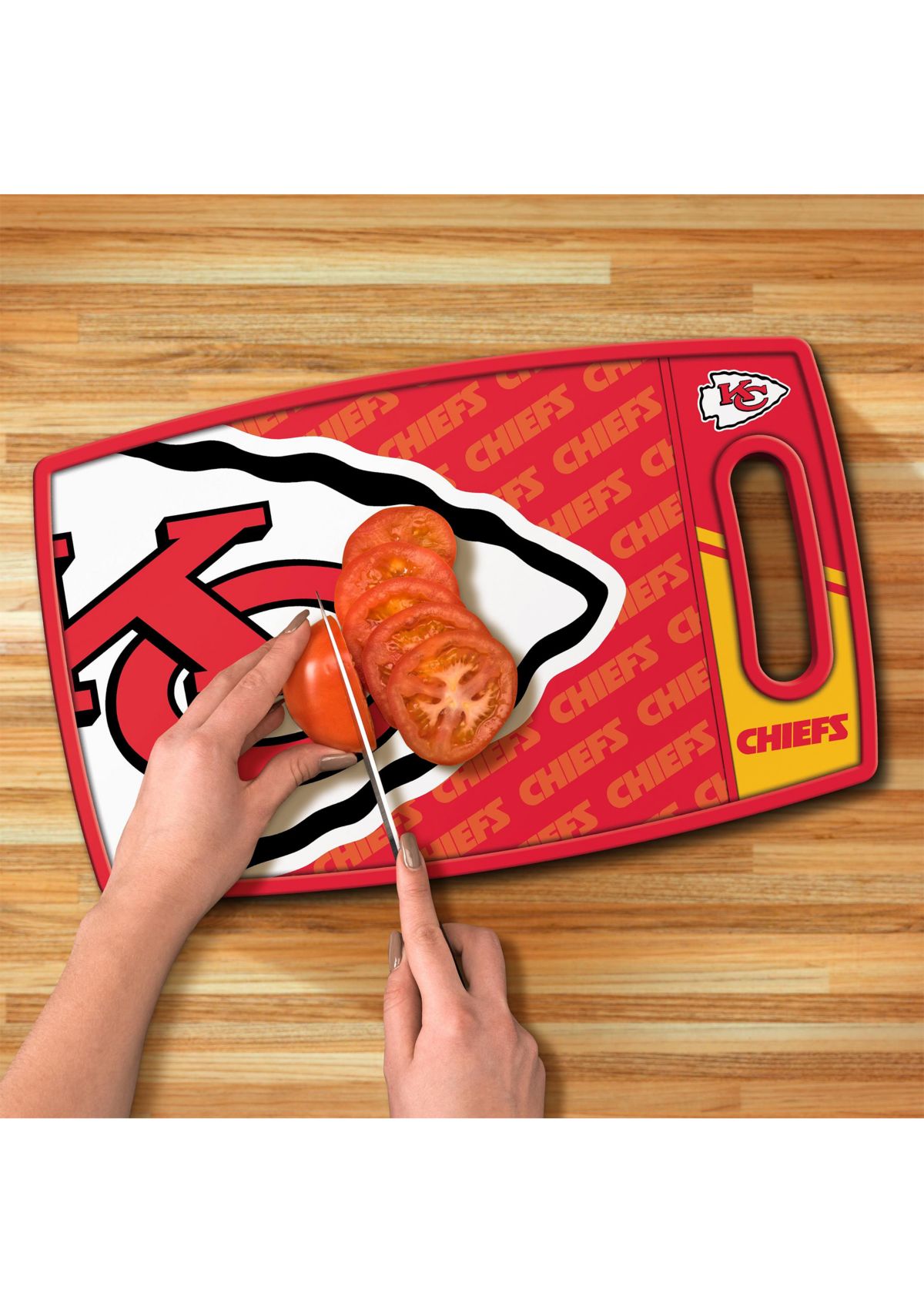 YouTheFan NFL Kansas City Chiefs Logo Series Cutting Board