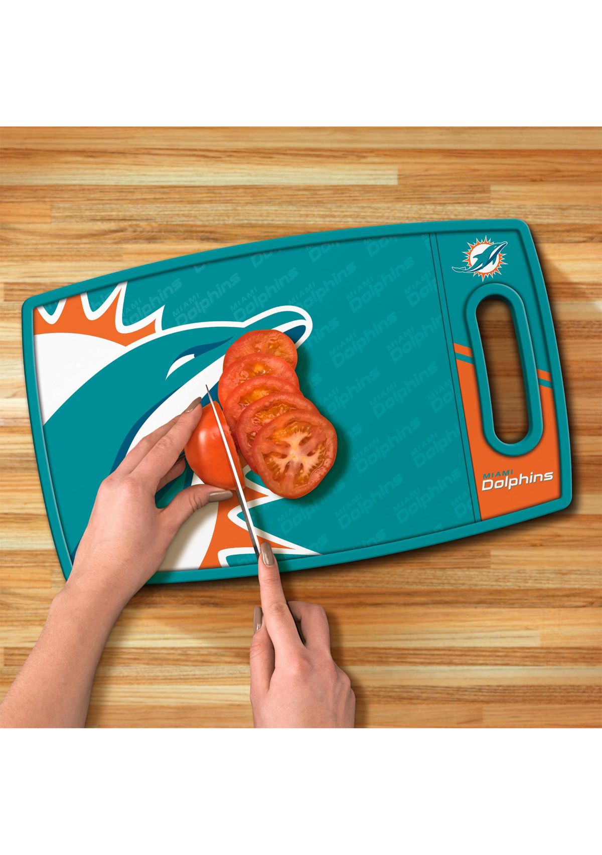 YouTheFan NFL Miami Dolphins Logo Series Cutting Board