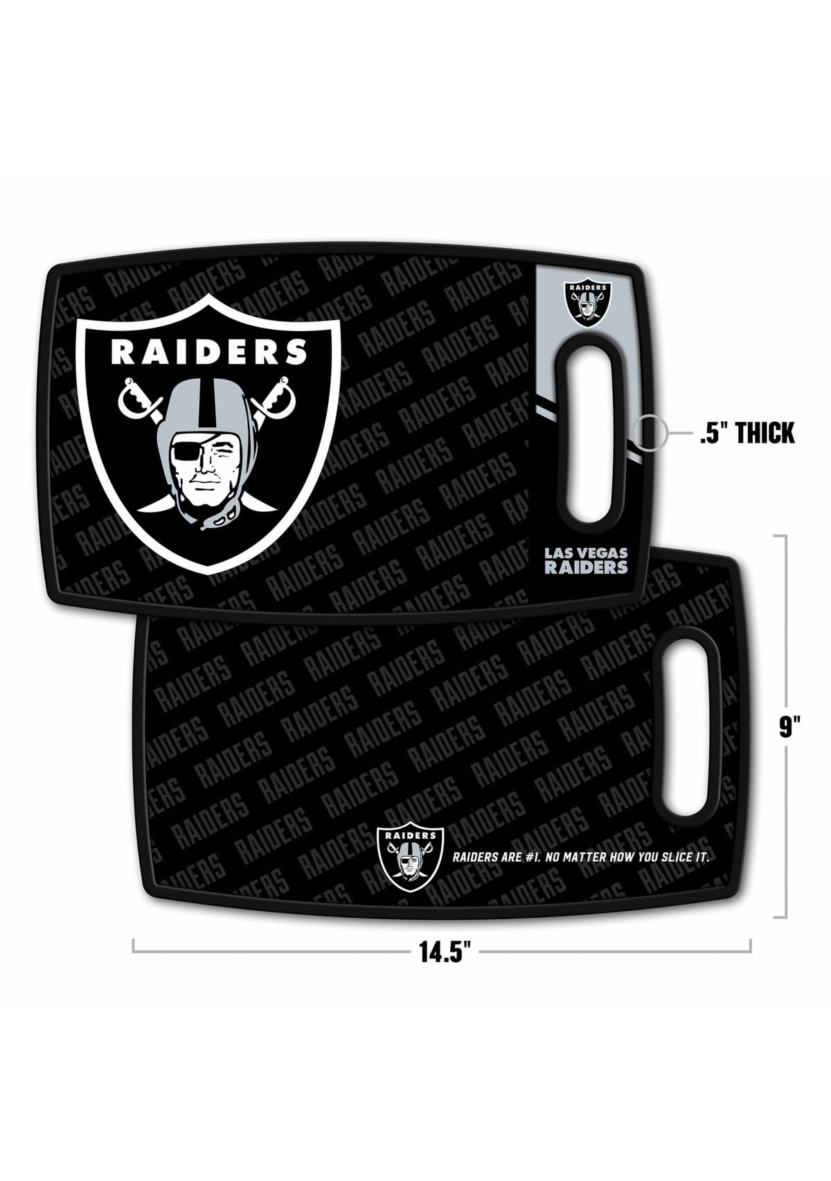 Oakland Raiders YouTheFan NFL Las Vegas Raiders Logo Series Cutting Board