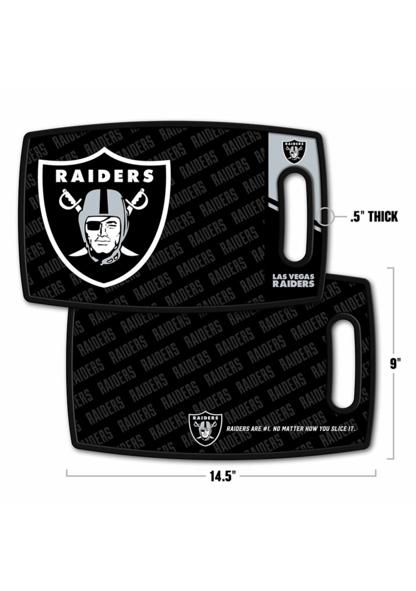 Oakland Raiders YouTheFan NFL Las Vegas Raiders Logo Series Cutting Board