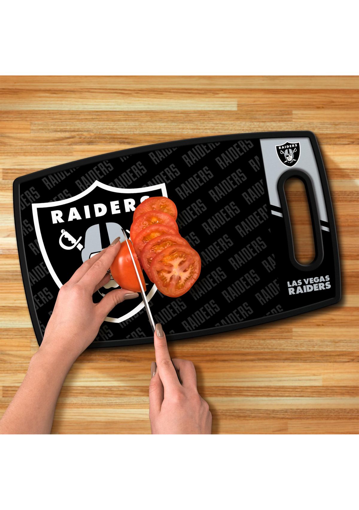 Oakland Raiders YouTheFan NFL Las Vegas Raiders Logo Series Cutting Board
