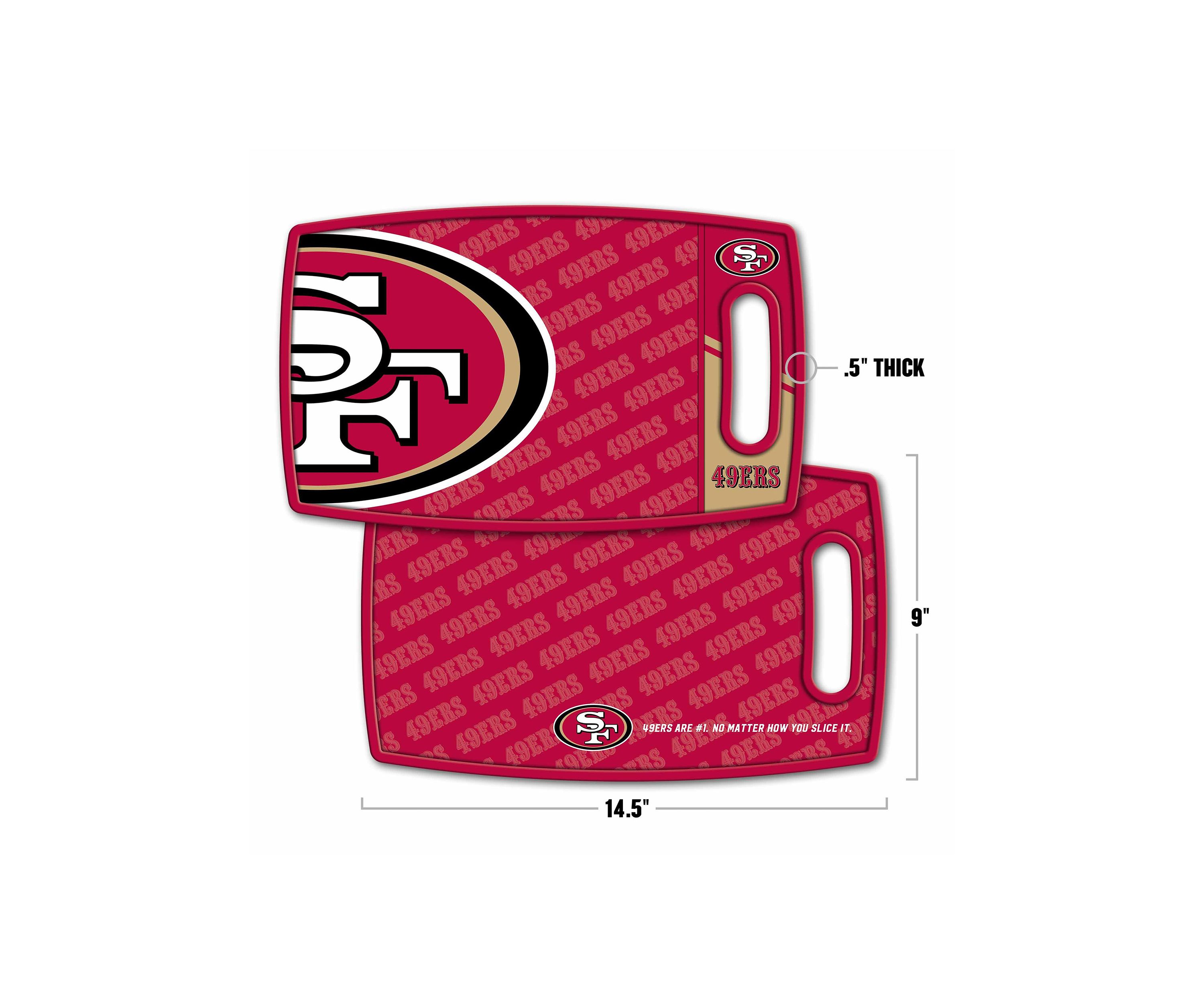 YouTheFan NFL San Francisco 49ers Logo Series Cutting Board