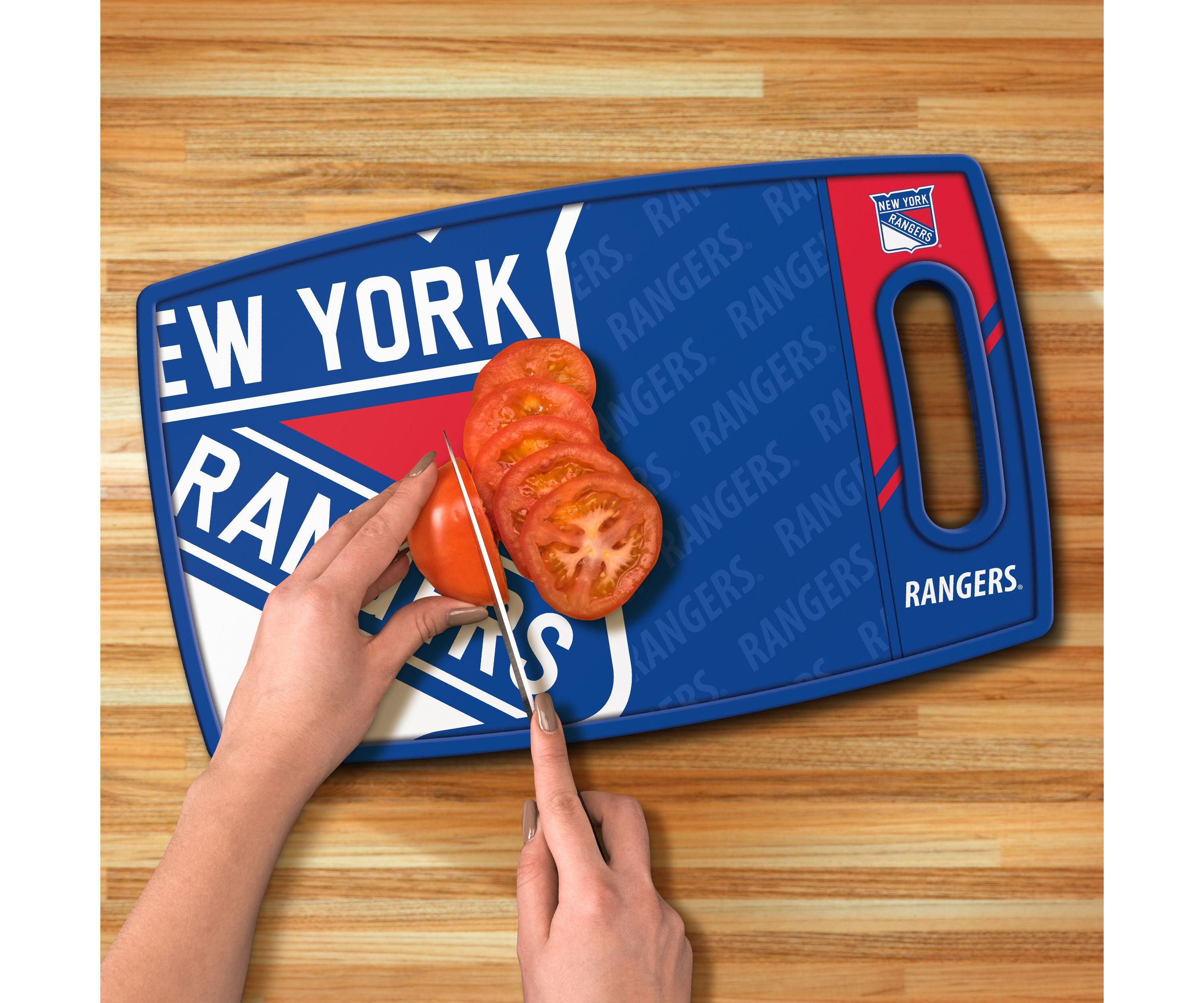 YouTheFan NHL New York Rangers Logo Series Cutting Board