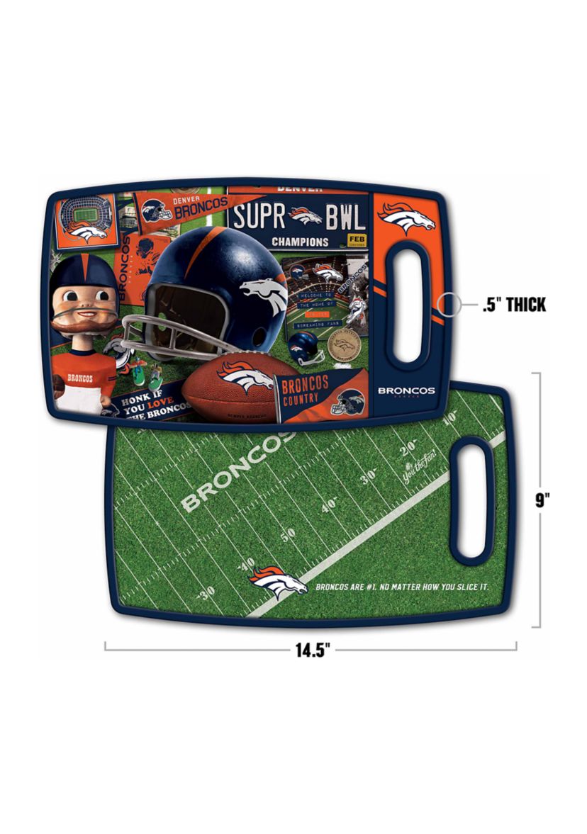 YouTheFan NFL Denver Broncos Retro Series Cutting Board