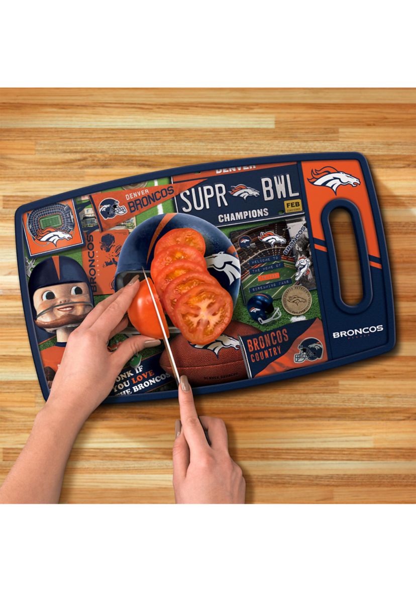 YouTheFan NFL Denver Broncos Retro Series Cutting Board