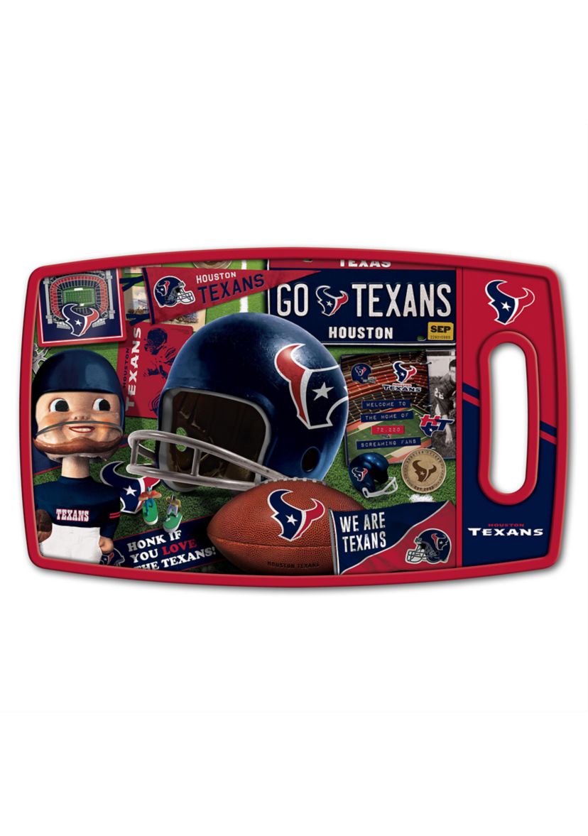 YouTheFan NFL Houston Texans Retro Series Cutting Board