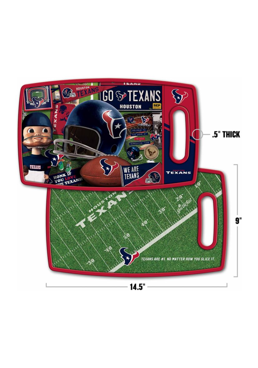 YouTheFan NFL Houston Texans Retro Series Cutting Board