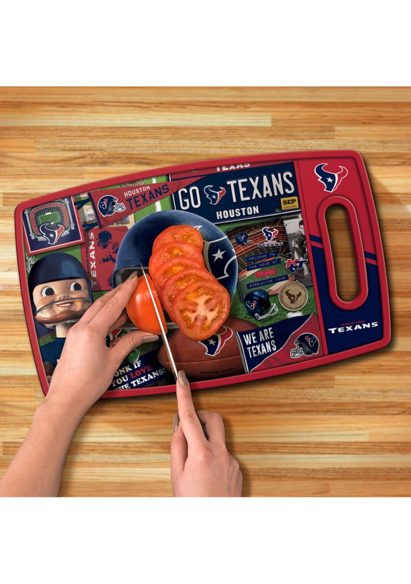 YouTheFan NFL Houston Texans Retro Series Cutting Board