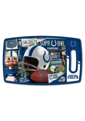 YouTheFan NFL Indianapolis Colts Retro Series Cutting Board