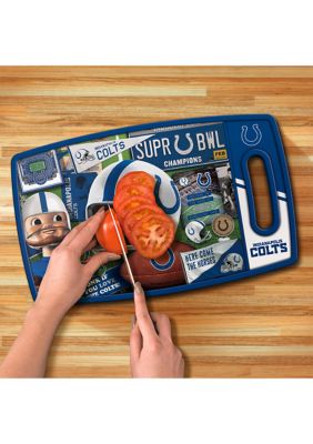 YouTheFan NFL Indianapolis Colts Retro Series Cutting Board