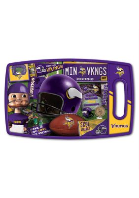 YouTheFan NFL Minnesota Vikings Retro Series Cutting Board