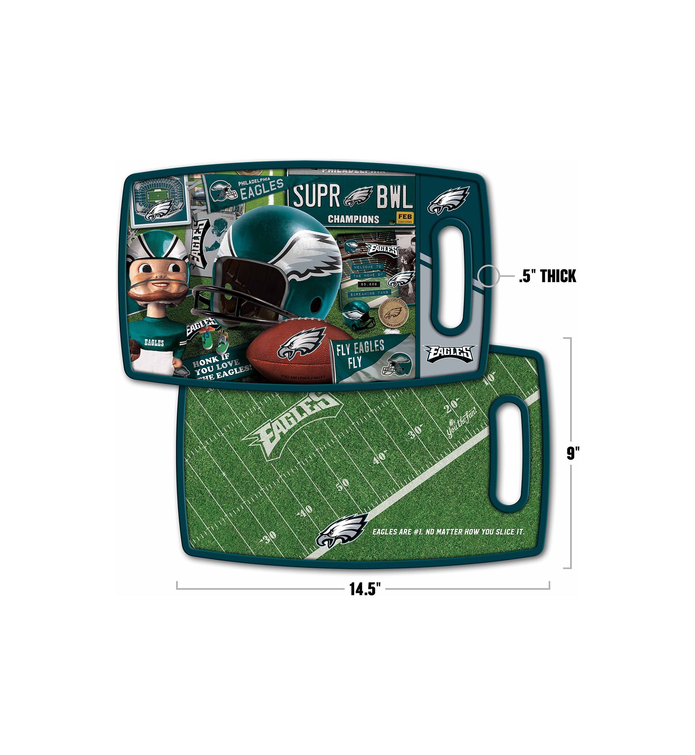 YouTheFan NFL Philadelphia Eagles Retro Series Cutting Board