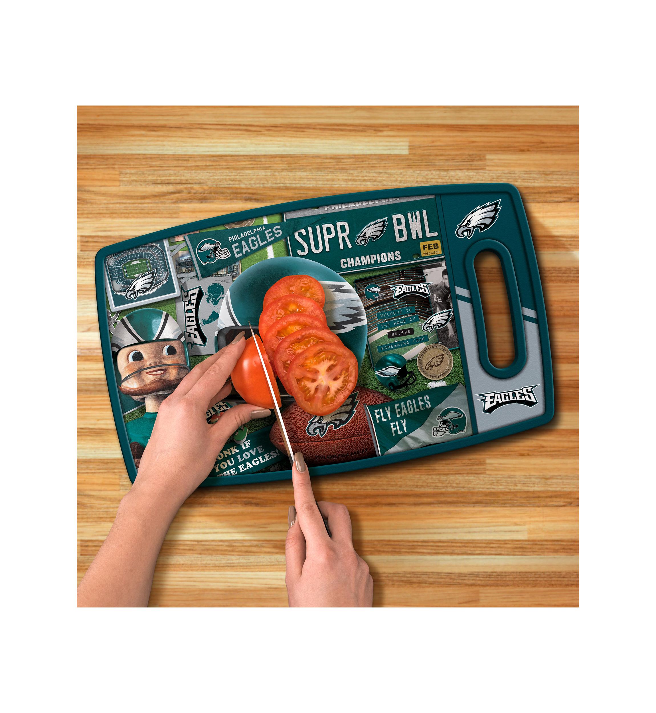 YouTheFan NFL Philadelphia Eagles Retro Series Cutting Board
