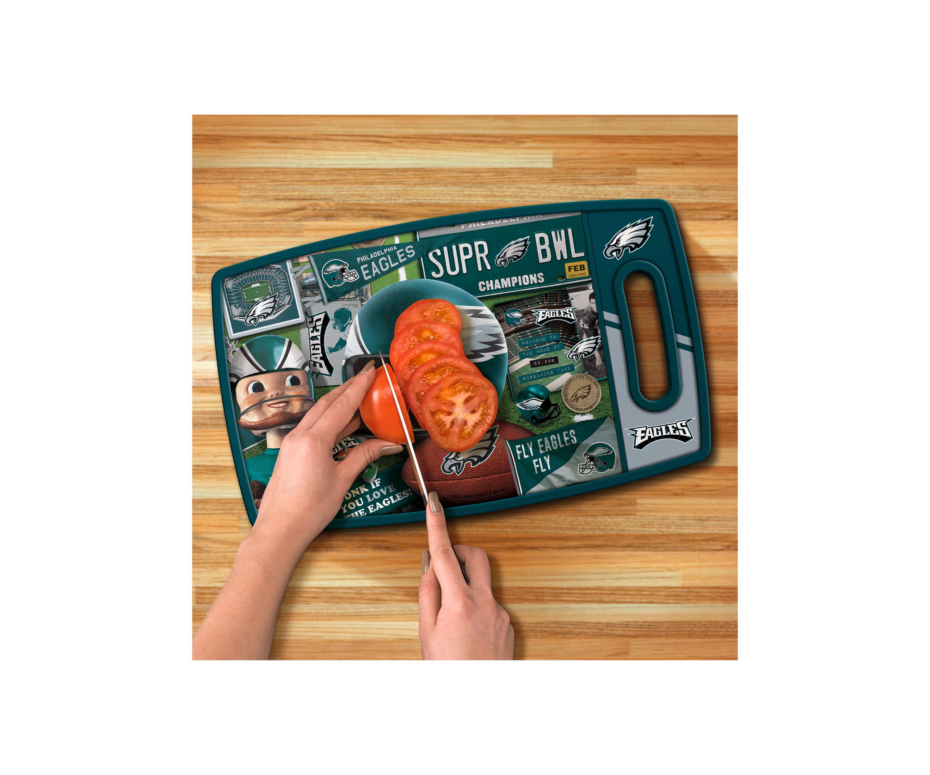 YouTheFan NFL Philadelphia Eagles Retro Series Cutting Board