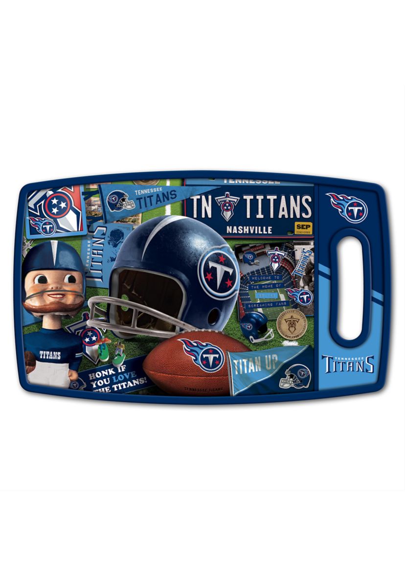 YouTheFan NFL Tennessee Titans Retro Series Cutting Board