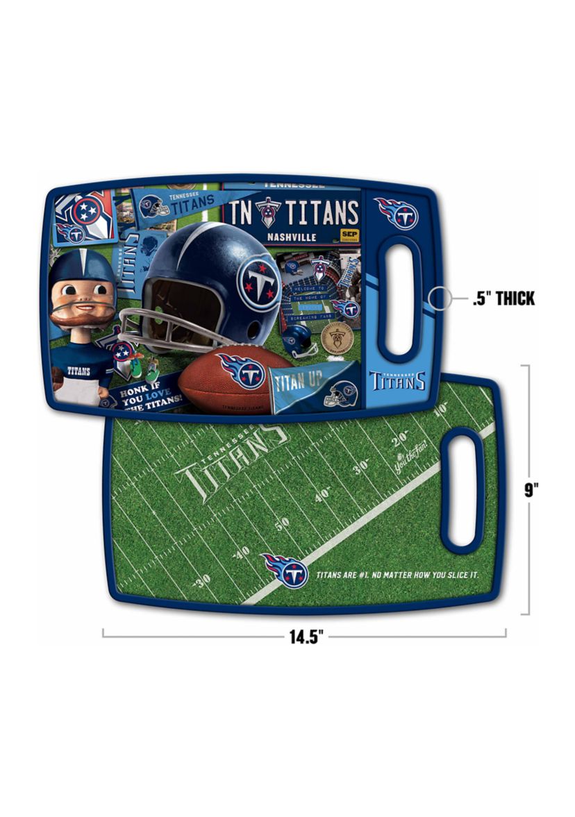 YouTheFan NFL Tennessee Titans Retro Series Cutting Board