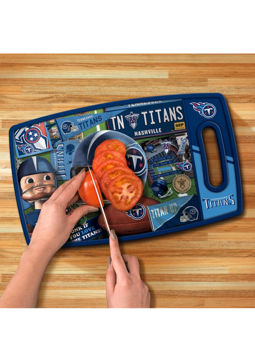 YouTheFan NFL Tennessee Titans Retro Series Cutting Board