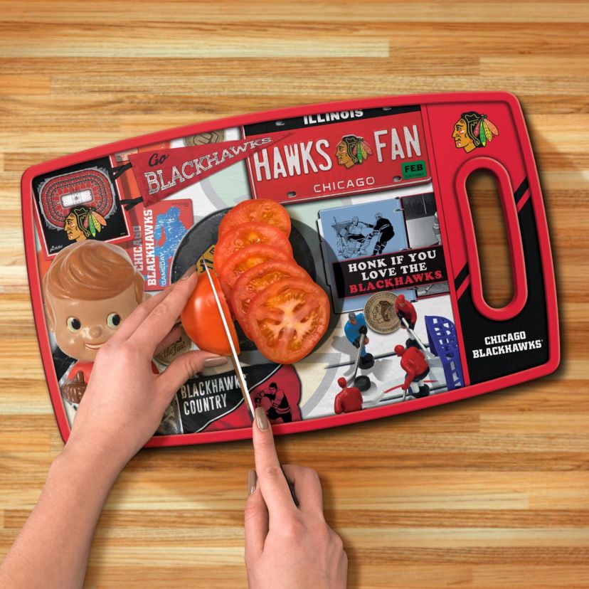 YouTheFan NHL Chicago Blackhawks Retro Series Cutting Board