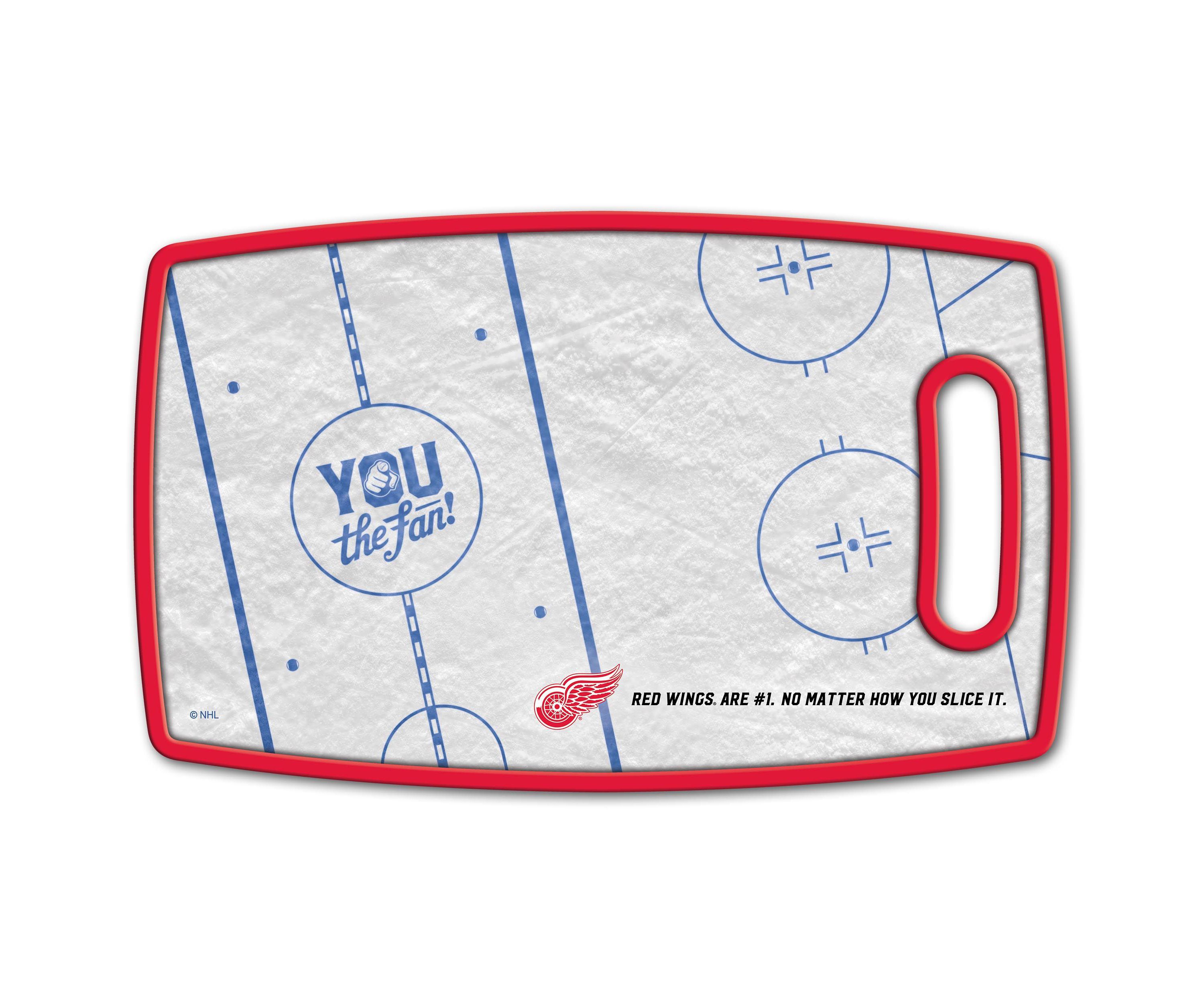 YouTheFan NHL Detroit Redwings Retro Series Cutting Board