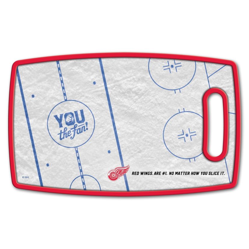 YouTheFan NHL Detroit Redwings Retro Series Cutting Board