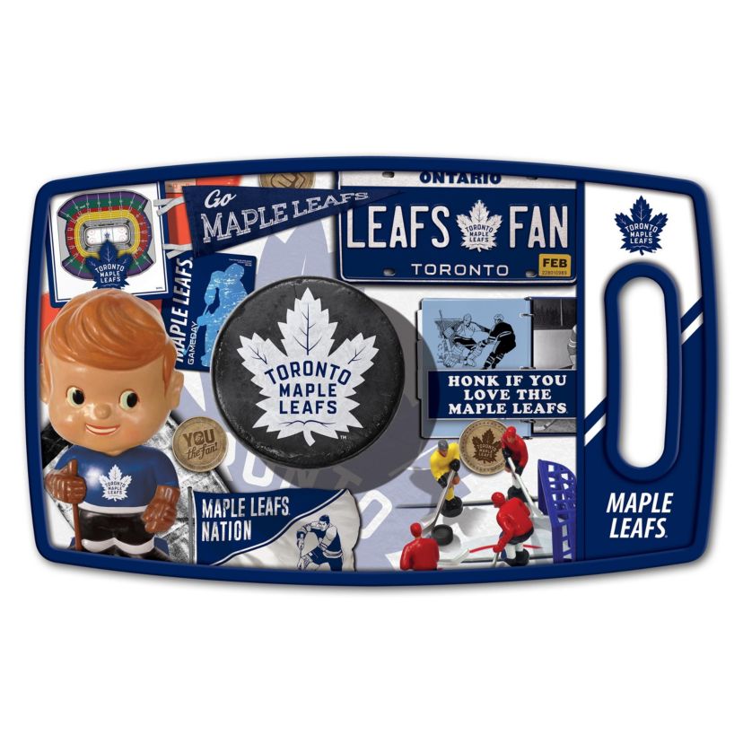 YouTheFan NHL Toronto Maple Leafs Retro Series Cutting Board