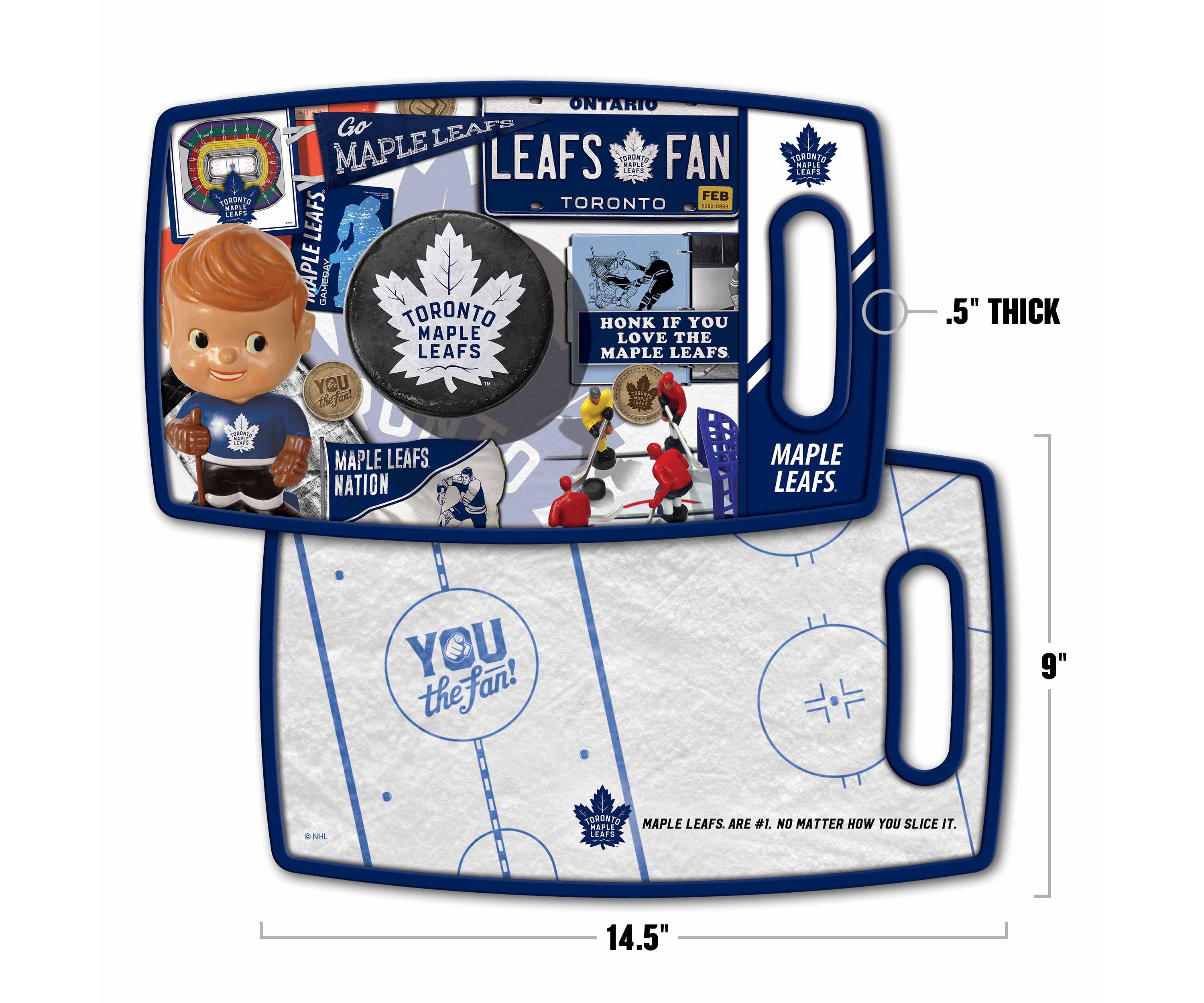 YouTheFan NHL Toronto Maple Leafs Retro Series Cutting Board